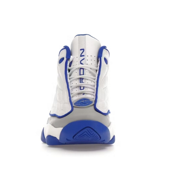 Jordan Pro Strong 7y (GS) W 8.5, White/ Racer Blue/Wolf Grey - Picture 5 of 6